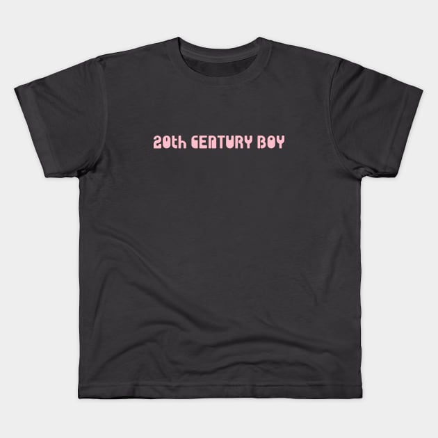 20th Century Boy, pink Kids T-Shirt by Perezzzoso